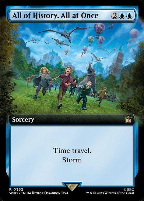All of History, All at Once (WHO) (Foil) (Extended Art) (#352)