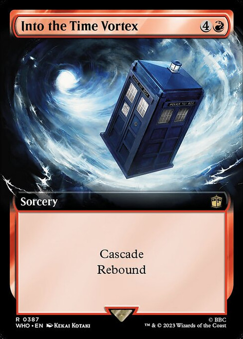 Into the Time Vortex (WHO) (Foil) (Extended Art) (#387)