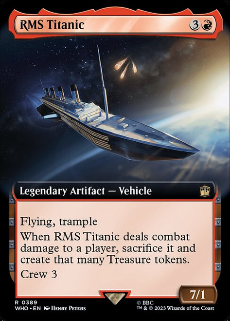 RMS Titanic (WHO) (Foil) (Extended Art) (#389)