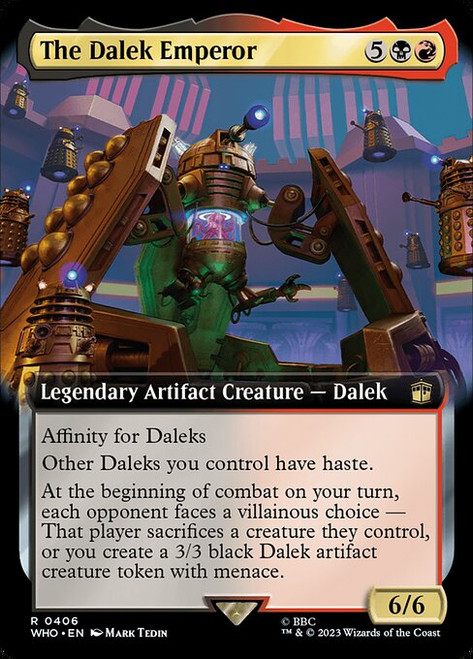 The Dalek Emperor (WHO) (Extended Art) (#406)