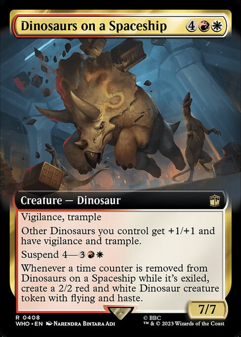 Dinosaurs on a Spaceship (WHO) (Extended Art) (#408)