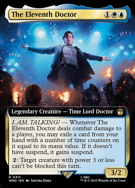 The Eleventh Doctor (WHO) (Foil) (Extended Art) (#411)