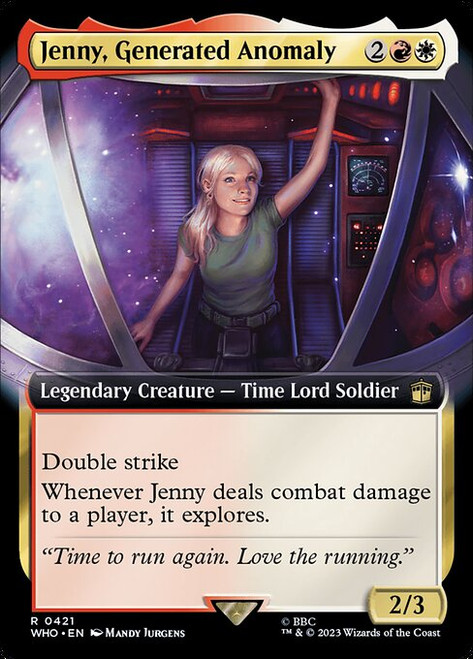 Jenny, Generated Anomaly (WHO) (Foil) (Extended Art) (#421)