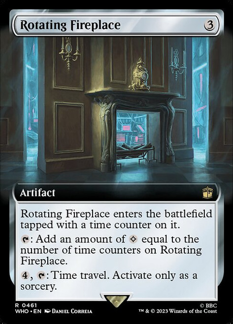 Rotating Fireplace (WHO) (Foil) (Extended Art) (#461)