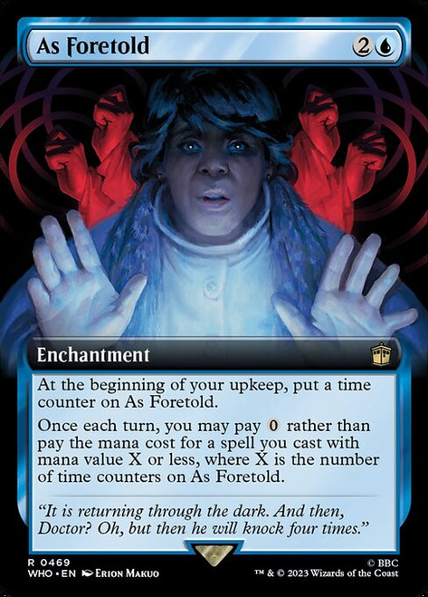 As Foretold (WHO) (Foil) (Extended Art) (#469)