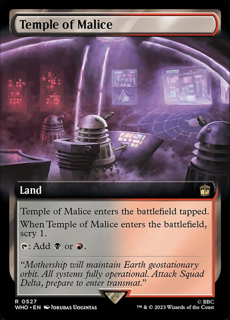 Temple of Malice (WHO) (Foil) (Extended Art) (#527)