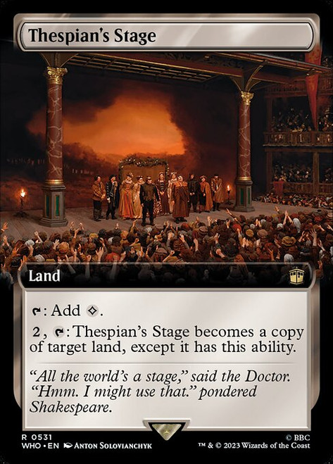 Thespian's Stage (WHO) (Foil) (Extended Art) (#531)