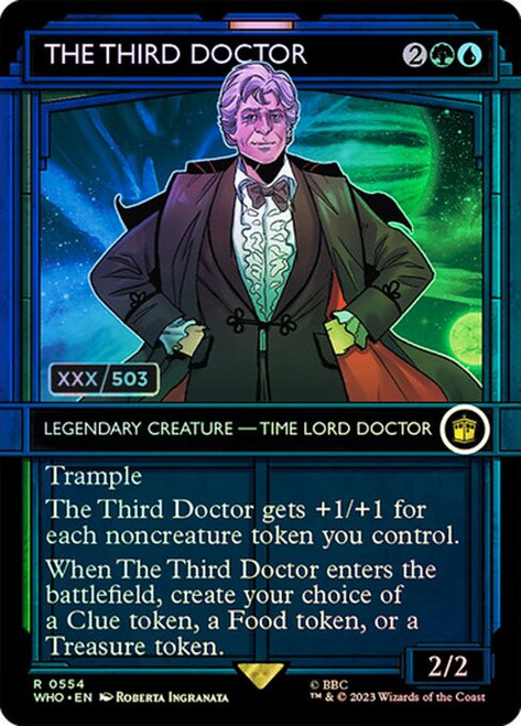 The Third Doctor (WHO) (Double Rainbow) (Showcase) (#554z)