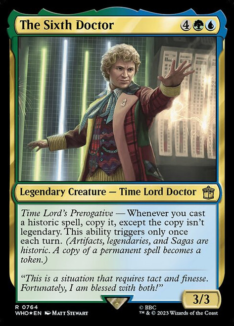 The Sixth Doctor (WHO) (SurgeFoil) (#764)