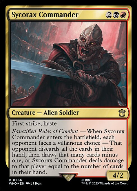 Sycorax Commander (WHO) (SurgeFoil) (#766)