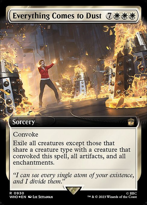 Everything Comes to Dust (WHO) (SurgeFoil) (Extended Art) (#930)