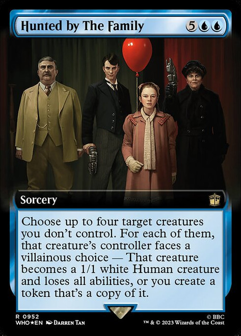 Hunted by The Family (WHO) (SurgeFoil) (Extended Art) (#952)