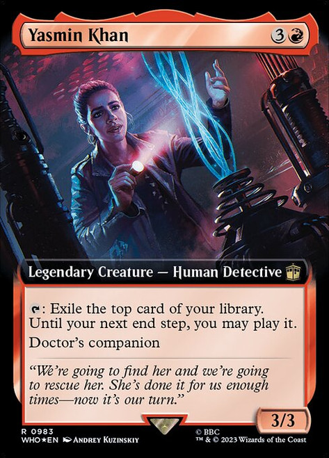 Yasmin Khan (WHO) (SurgeFoil) (Extended Art) (#983)