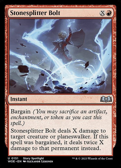 Stonesplitter Bolt (WOE) (Foil) (#151)
