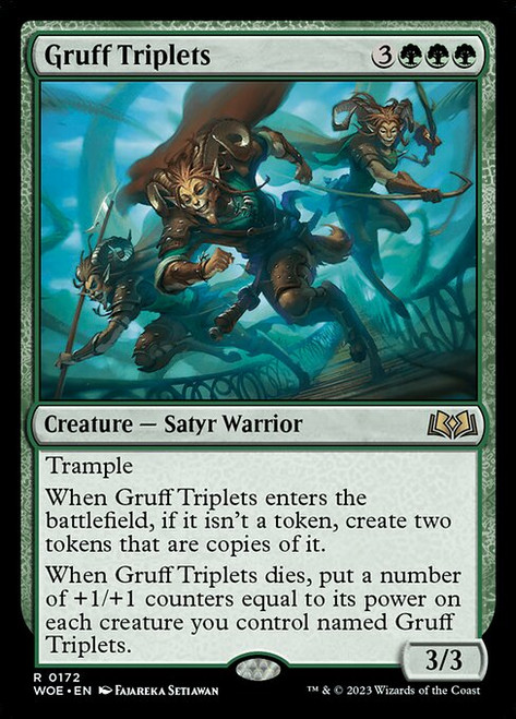 Gruff Triplets (WOE) (Foil) (#172)