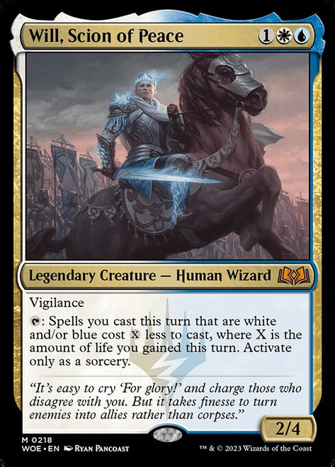 Will, Scion of Peace (WOE) (#218)