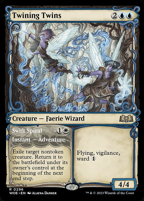 Twining Twins // Swift Spiral (WOE) (Foil) (Showcase) (#296)