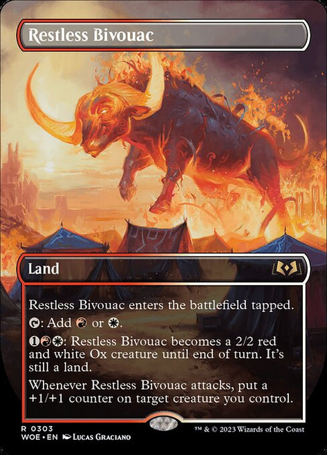 Restless Bivouac (WOE) (Foil) (Borderless) (#303)