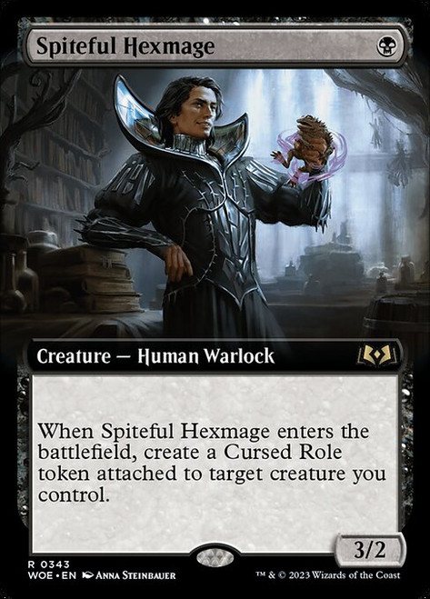 Spiteful Hexmage (WOE) (Extended Art) (#343)