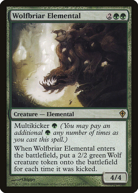 Wolfbriar Elemental (WWK) (Foil) (#118)