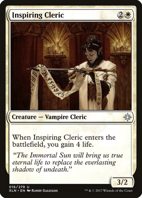 Inspiring Cleric (XLN) (Foil) (#16)