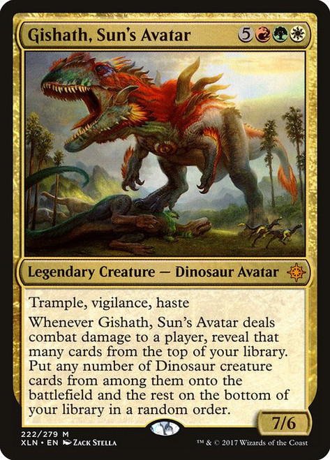 Gishath, Sun's Avatar (XLN) (Foil) (#222)