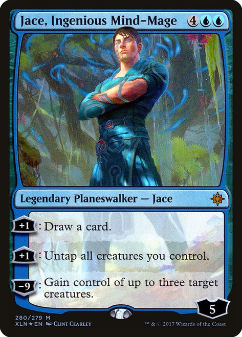 Jace, Ingenious Mind-Mage (XLN) (Foil) (#280)