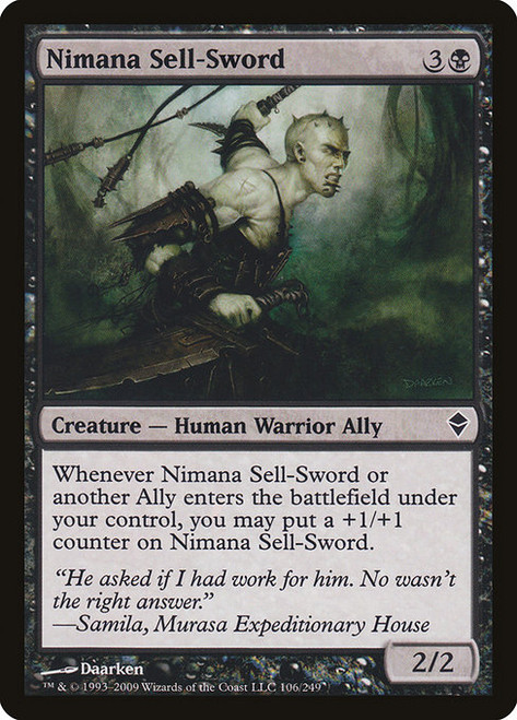 Nimana Sell-Sword (ZEN) (Foil) (#106)