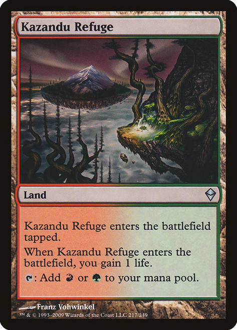 Kazandu Refuge (ZEN) (Foil) (#217)