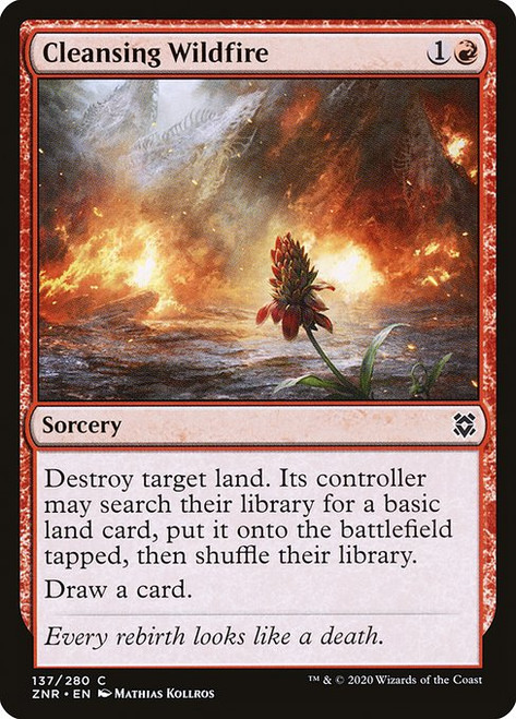Cleansing Wildfire (ZNR) (Foil) (#137)
