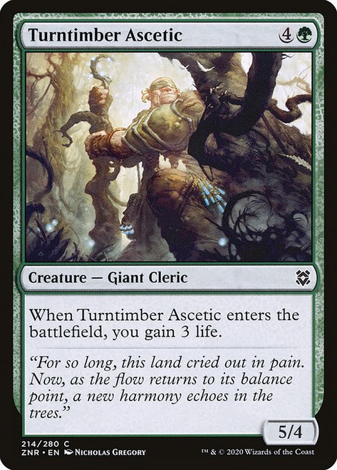 Turntimber Ascetic (ZNR) (Foil) (#214)