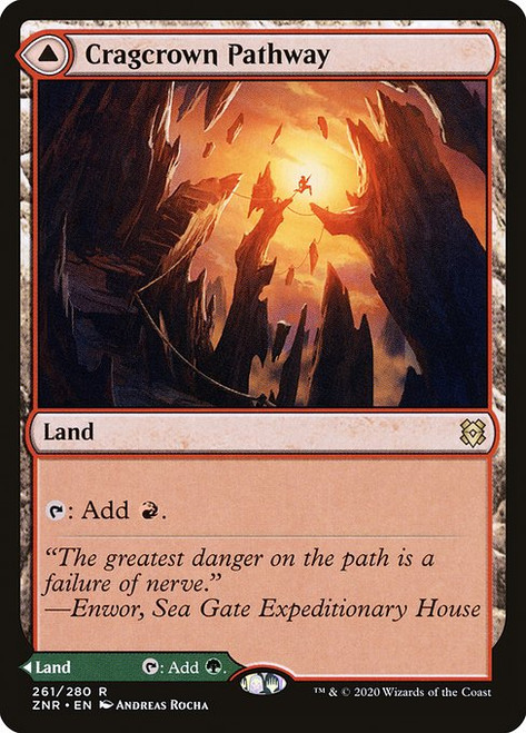Cragcrown Pathway // Timbercrown Pathway (ZNR) (Foil) (#261)