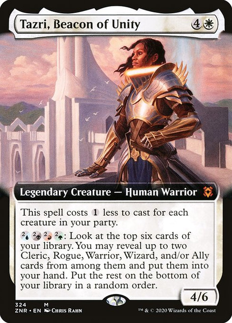 Tazri, Beacon of Unity (ZNR) (Foil) (Extended Art) (#324)