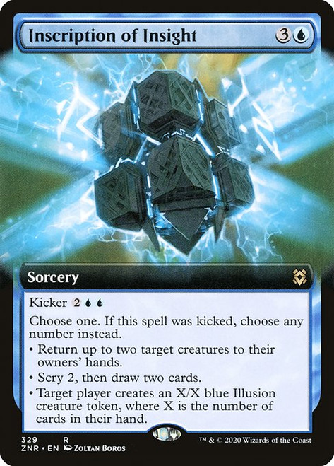 Inscription of Insight (ZNR) (Foil) (Extended Art) (#329)