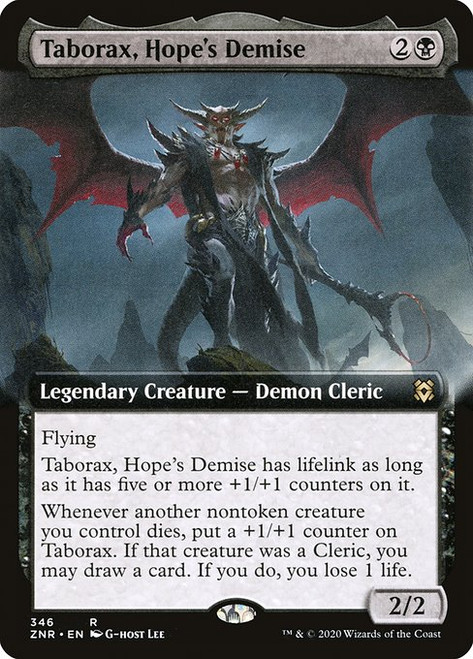 Taborax, Hope's Demise (ZNR) (Foil) (Extended Art) (#346)