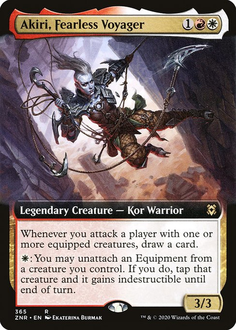 Akiri, Fearless Voyager (ZNR) (Extended Art) (#365)