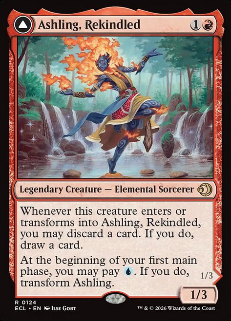 Ashling, Rekindled // Ashling, Rimebound (ECL) (Foil) (#124)