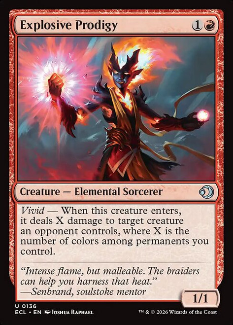 Explosive Prodigy (ECL) (Foil) (#136)