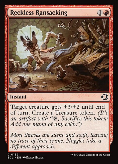 Reckless Ransacking (ECL) (Foil) (#152)