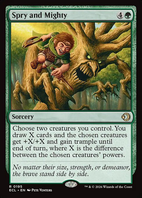 Spry and Mighty (ECL) (Foil) (#195)
