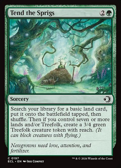 Tend the Sprigs (ECL) (Foil) (#197)