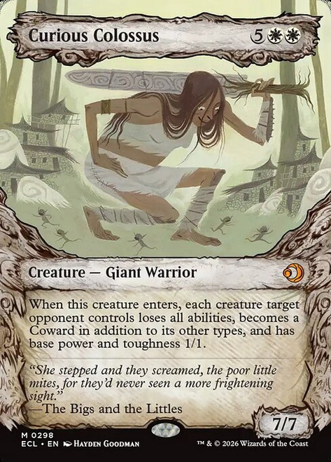 Curious Colossus (ECL) (Foil) (Showcase) (#298)
