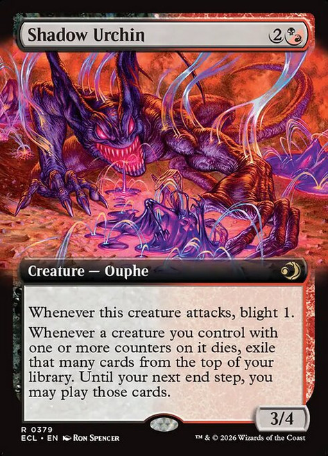 Shadow Urchin (ECL) (Extended Art) (#379)