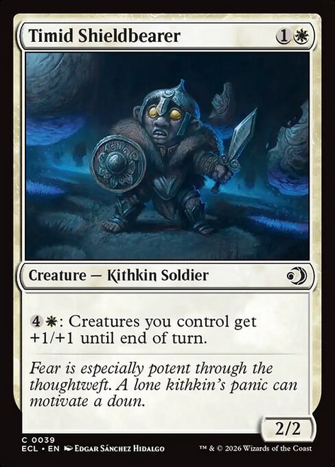 Timid Shieldbearer (ECL) (Foil) (#39)