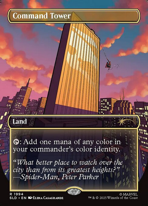 Command Tower (SLD) (Rainbow Foil) (Borderless) (#1994)
