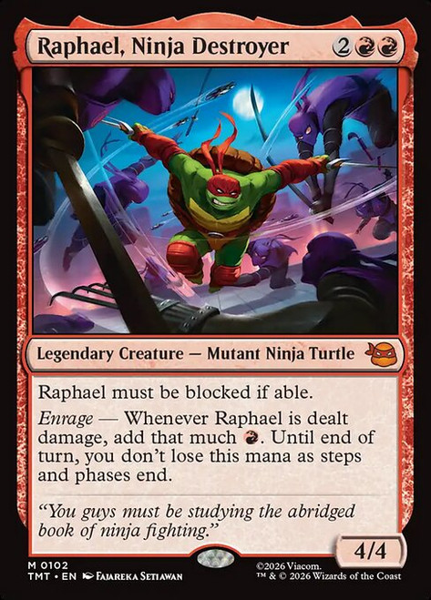Raphael, Ninja Destroyer (TMT) (#102)