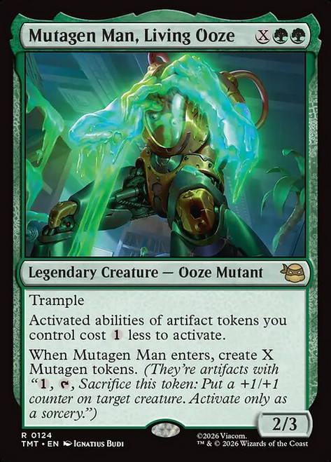 Mutagen Man, Living Ooze (TMT) (Foil) (#124)