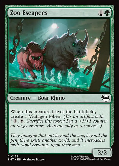 Zoo Escapees (TMT) (Foil) (#138)