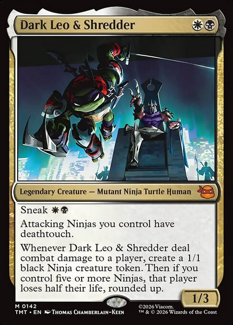 Dark Leo & Shredder (TMT) (Foil) (#142)