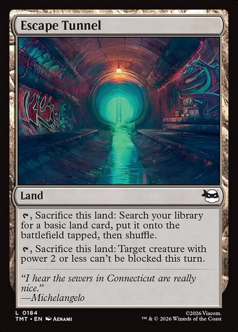 Escape Tunnel (TMT) (Foil) (#184)